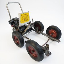 (SOLD) Four Wheel Bitumen Emulsion Pump Tar Sprayer Tack Coating Barrel Spray