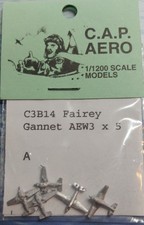 1/1250 1/1200 Gannet RN aircraft x 5 WW2 by Cap Aero