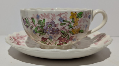 Spode fairy dell footed cup - dell,