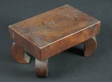 Japan bonsai Koro censer stand table 1900 Keyaki wood craft interior