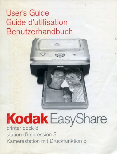Kodak easyshare printer - dock, 3