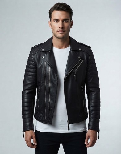 Men brando biker genuine - brando,