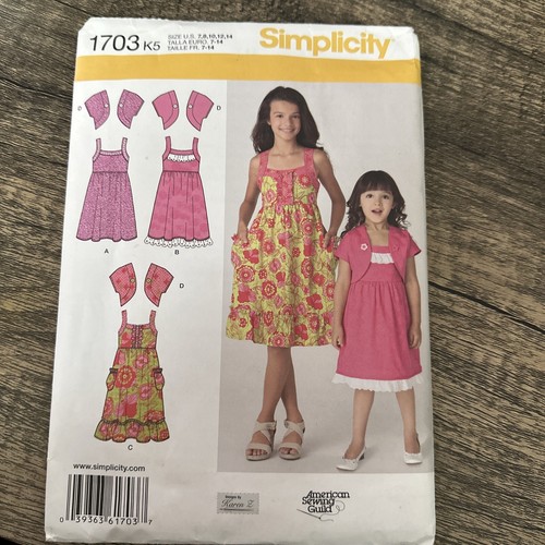 Simplicity sewing pattern - sewing, 1703