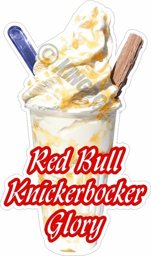 Knickerbocker glory red bull - red,