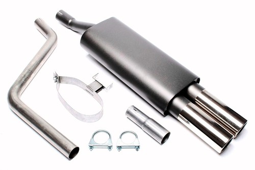 Sports exhaust 2x76mm - sports,