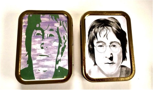 Tobacco tin john lennon pill - tobacco,