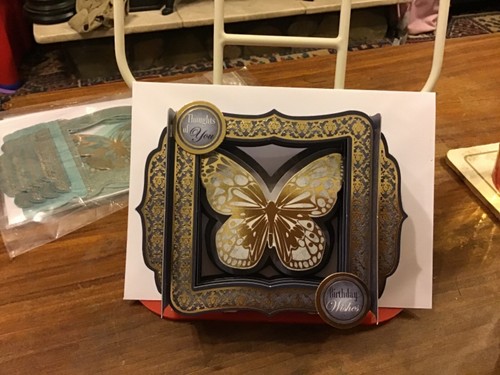 Handmade hunkydory butterfly - hunkydory,