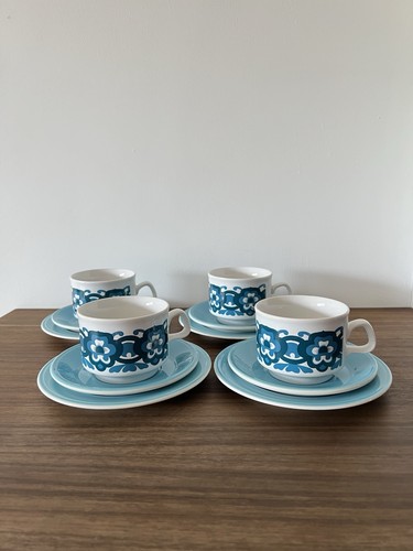 Vintage 1970 retro blue - retro,