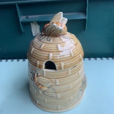 Vintage Retro Bee Hive Honey Pot 