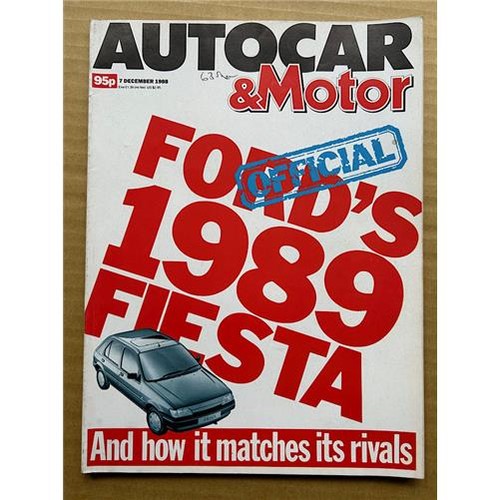 Ford fiesta autocar - autocar, motor