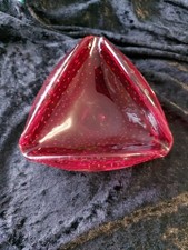 Whitefriars Glass Ruby Ashtray