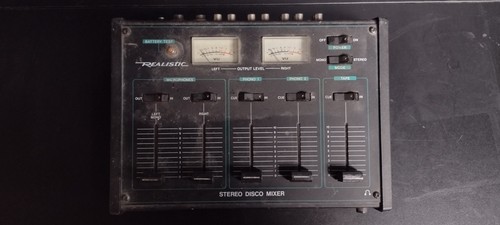 Realistic tandy disco - disco, mixer