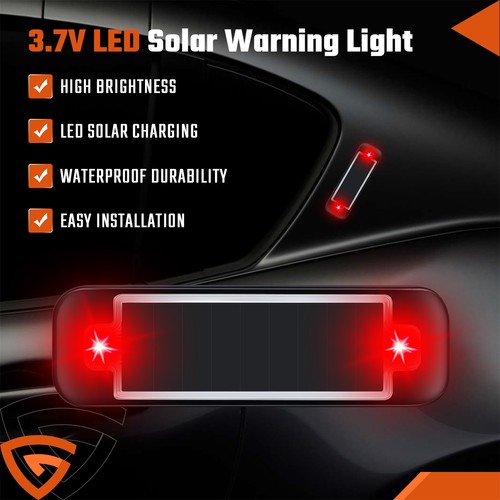 Led solar powered car - powered, dummy