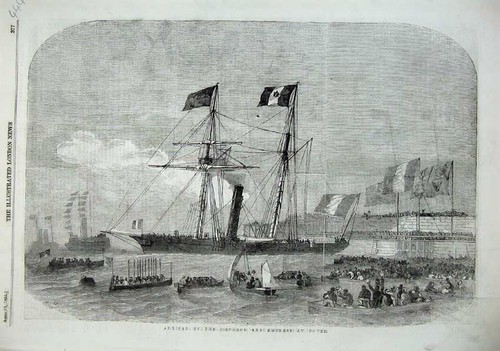 Original old antique print - original,