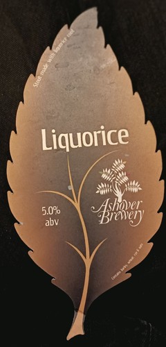 Ashover brewery liquorice pump - ashover,