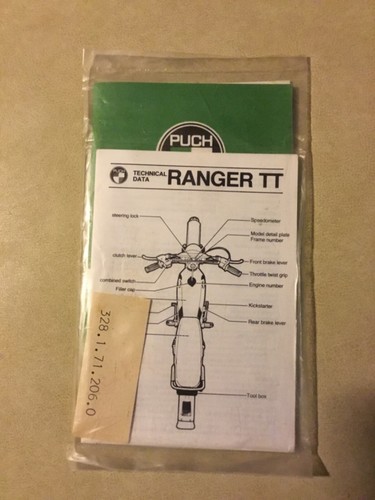 Puch ranger documentation - ranger, tt