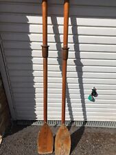 Vintage Pair Wooden Boat /