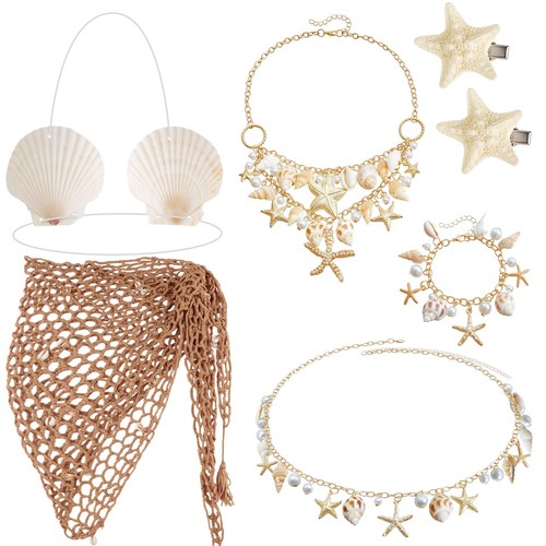 Pcs mermaid costume women - 7,