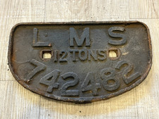 Railwayana LMS Cast Iron 12