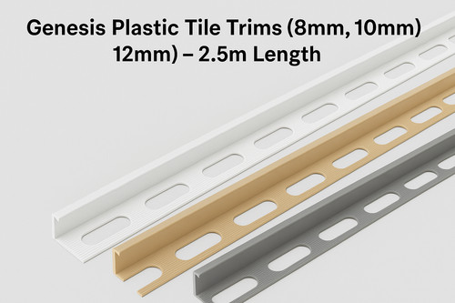 10x white pvc - white, tile