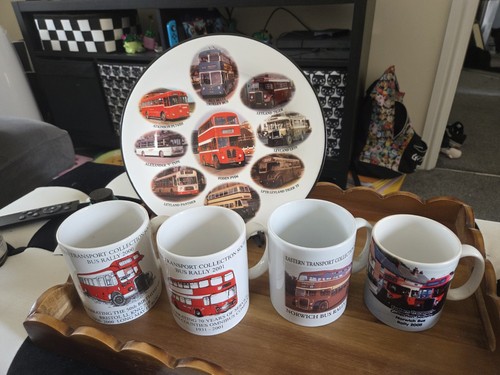 Bus memorabilia bundle mugs - bus, of