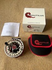 Nautilus NV Eleven Twelve Custom red / Platinum Reel inc backing fantastic Reel