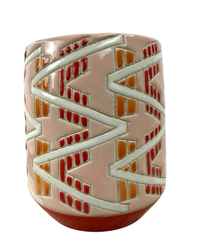 Anthropologie bright geo pot - bright,