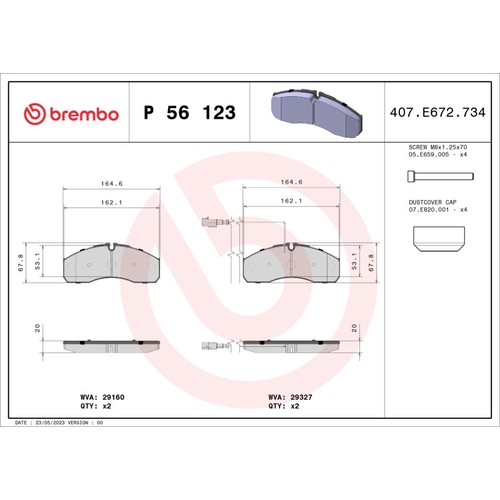 Brembo 123 brake pads - brake,