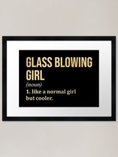 Glass Blowing Girl Definition