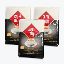 Caffe Di Italia DARK Roast GROUND Coffee 100% Arabica 200g - 3 PACK