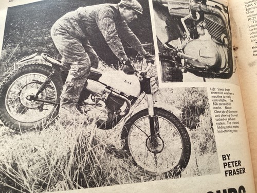 Bsa bantam trials 1967 - trials,