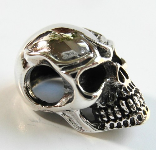 Sterling silver skull - sterling,