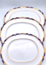 3 x SPODE CHANCELLOR COBALT