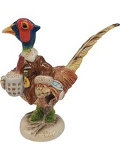 John Beswick The Veteran Pheasant Figurine Ceramic Art Collectible