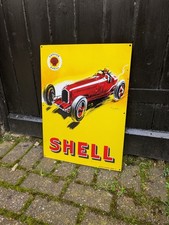 Shell Enamel Sign shell Spirit
