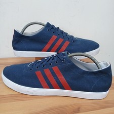 ADIDAS NEO Mens UK 11.5 Trainers Lace Up Low Top Canvas VGC Lightly Worn F98512