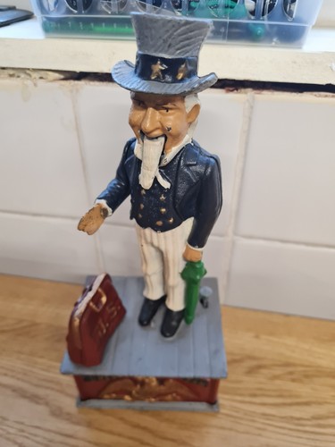 Cast iron uncle sam - uncle, mechanical