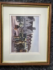 Print By Geoffrey John Hall, Scenes Of West Malling, Kent