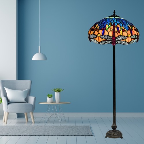 Tiffany style floor - style, lamp