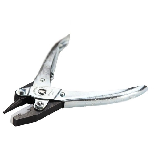 Round flat nylon jaws - round, &
