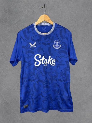 Everton shirt mens medium - mens, blue