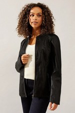 Wallis Womens Black Faux