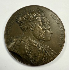 1902 coronation bronze medal - 1902,