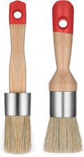 2 Pcs Chalk Paint Brush, round