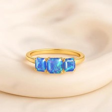 Ethiopian Fire Blue Opal