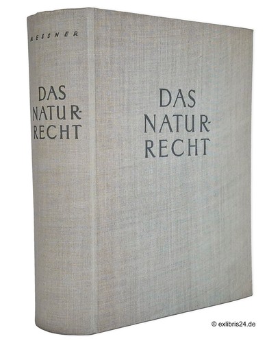 Johannes messner natural law - messner:,