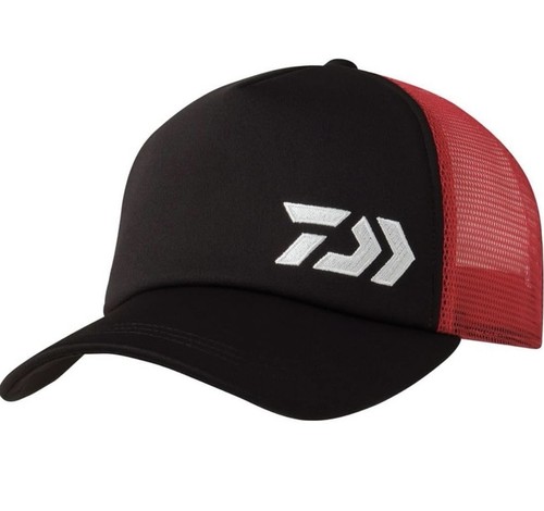 Daiwa mesh fishing cap - mesh, black