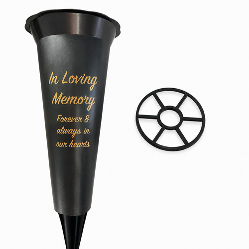 Grave memorial flower - grave,