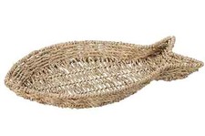 FISH SHAPE WICKER BASKET