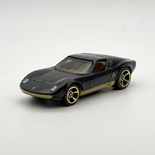 Hot Wheels '71 Lamborghini Miura SV Black 2025 1:64 Diecast Car [10j]
